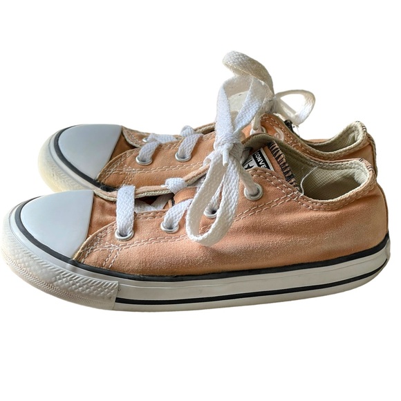 3/$25 CONVERSE ALL STAR Chuck Taylor’s, Custom Pink Kids SNEAKERS Size 10c - Picture 4 of 14